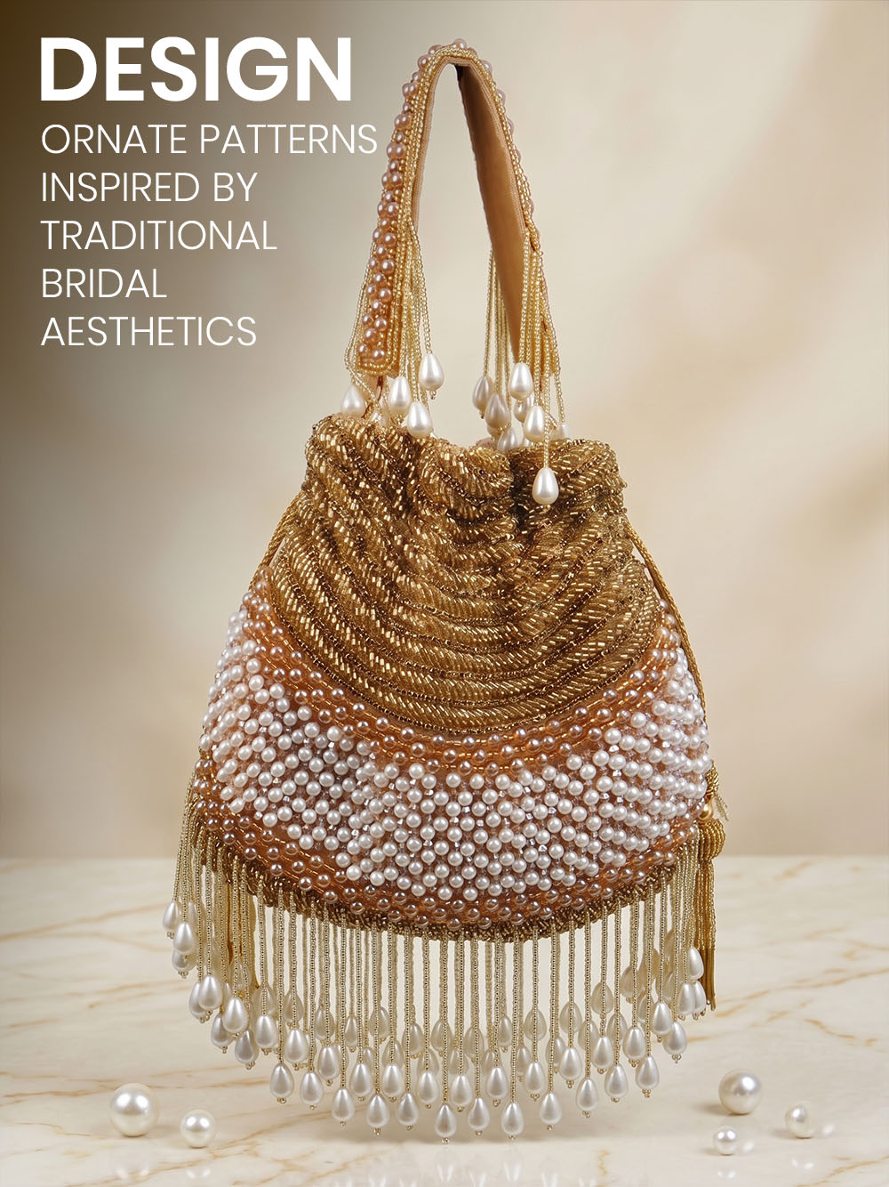 Women's Wedding Potli - Off White
