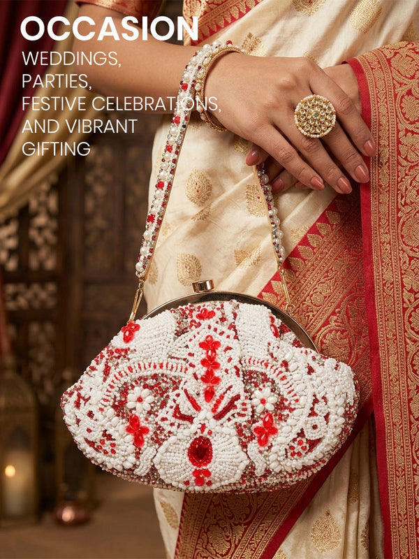 Women's Pink Potli Bag