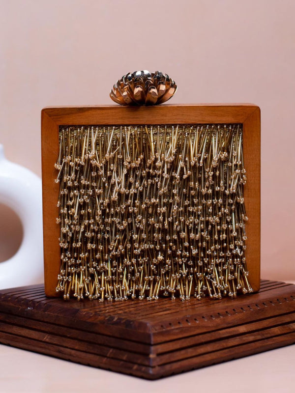 Tassel Wooden Clutches