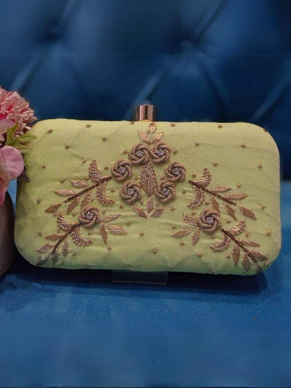 Yellow Sequins Embroidery Party - Gold | HAQEEBA STUDIO