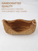 Handcrafted Embroidered Women Clutch Bag - Feature View 4