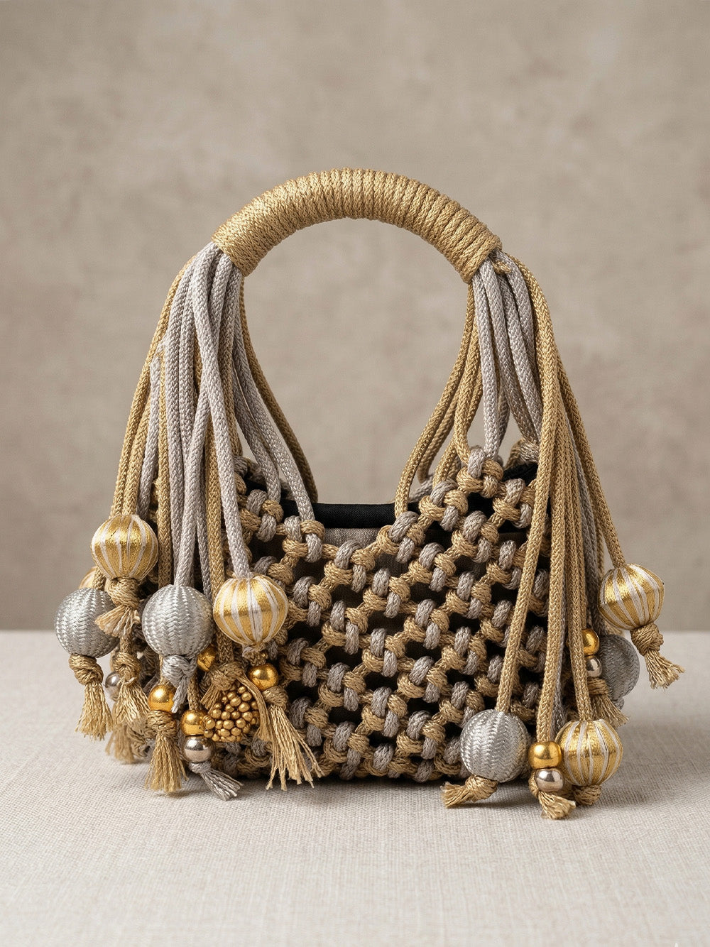 Women Gold Messenger Bag - Gold