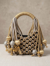 Women Gold Messenger Bag - Gold