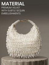 Women White Potli - Feature View 3