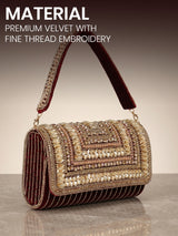 Kadisha Embroidered Evening Handbag for Women - Feature View 3
