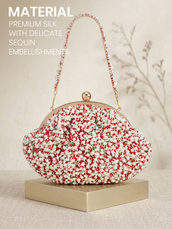 Women's Pink Potli Bag - Pink