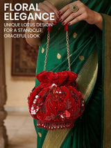 Flower Lotus Clutch - Feature View 23