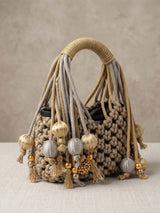 Women Gold Messenger Bag - Feature View 2