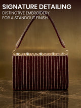 Kadisha Embroidered Evening Handbag for Women - Feature View 4