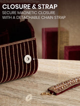 Kadisha Embroidered Evening Handbag for Women - Feature View 5