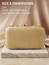 Multicolor Silk Sequin Clutch Bag - Feature View 4