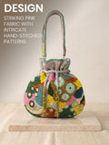 Handcrafted Women's Multicolor Potli