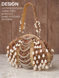 Women's Golden Potli Bag