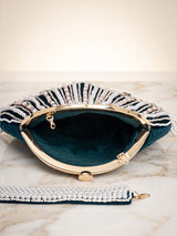 Women's Embroidered Shoulder Bag - Feature View 5