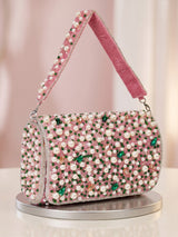 Designer Pearl Clutch Bag - Feature View 2