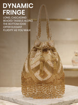Nalki Beaded Evening Potli - Feature View 12