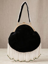 Women's Embroidered Shoulder Bag - Feature View 8