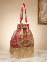 Nalki Beaded Evening Potli - Feature View 6