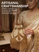 Nalki Beaded Evening Potli - Feature View 13