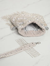 Nalki Beaded Evening Potli - Feature View 10