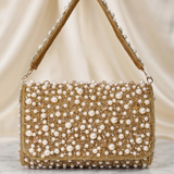 Designer Pearl Clutch Bag