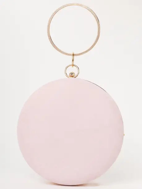 Handcrafted Casual Pink Clutch - Pink