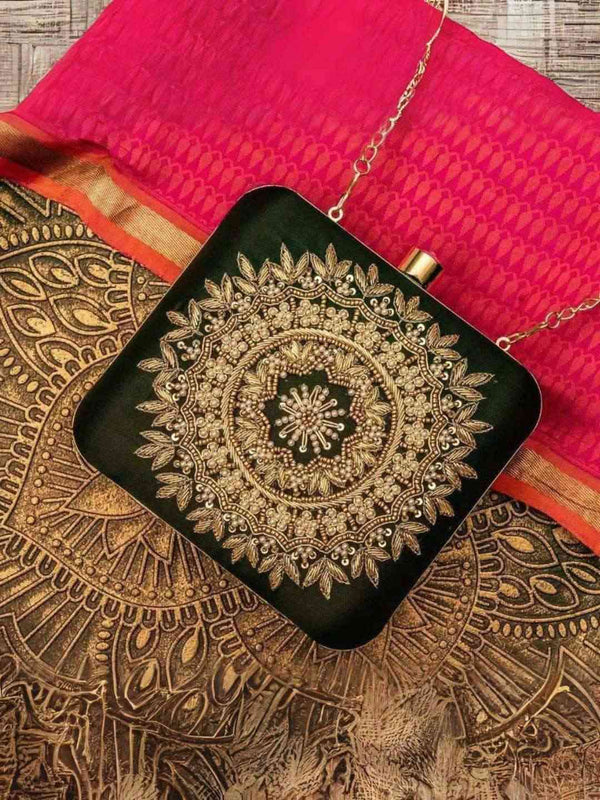 Embroidered Customized Clutch