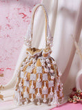 Designer Heavy Potli With Pearl Hanging