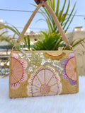 Multi Sequins Designer Flap Clutch