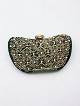 Womens Partywear Clutch Bag - White | HAQEEBA STUDIO