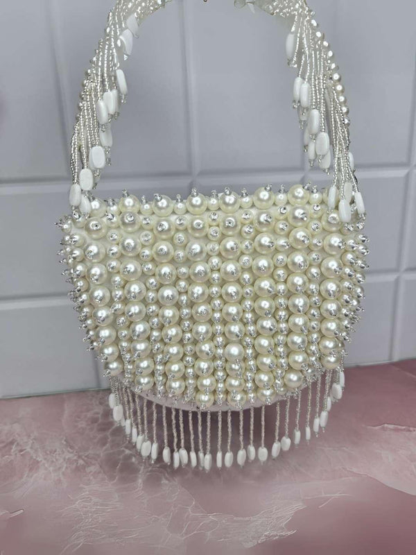 Pearl Bag With Hangings