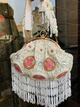 Zena Potli Bag - White | HAQEEBA STUDIO
